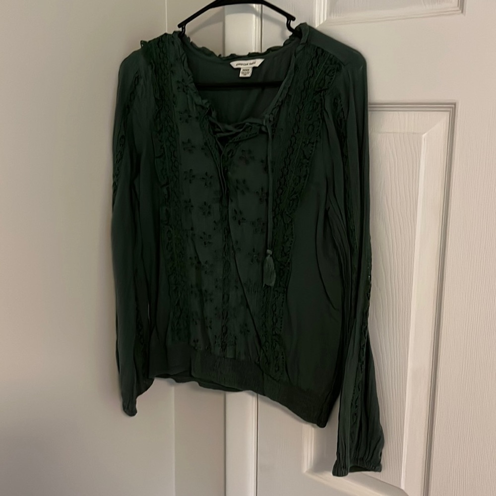 American Eagle Outfitters Lace Blouse